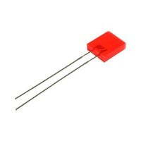 可視光LED 赤 625 nm 長方形 Rectangular シリーズ (2.3x7mm)1袋(5個入) L-153IDT 1袋(5個)（直送品）
