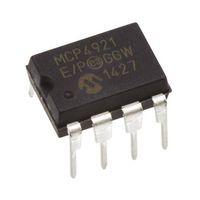 12ビット DAコンバータ シリアル(SPI / マイクロワイヤ) 8ピン PDIP 1袋(2個入) MCP4921-E/P 1袋(2個)（直送品）