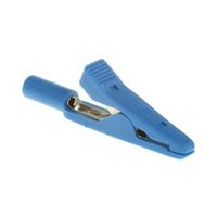 SKS Kontakttechnik ヒルシュマン わに口クリップ 青 930317802 1個 63-5100-17（直送品）