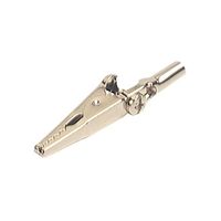 SKS Kontakttechnik ヒルシュマン わに口クリップ グレー 1袋(10個入) 603006001 1袋(10個)（直送品）