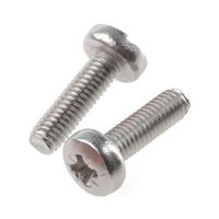 アールエスコンポーネンツ Pozidrivねじ なべ形 鋼 M3 1袋(100個入) 908-7668 1袋(100個)（直送品）