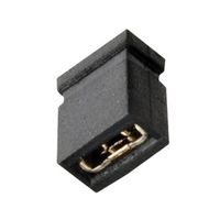 ジャンパー メス ストレート 黒 ジャンパ 2極 1列 1.27mmピッチ 1袋(20個入) M50-1900005 1袋(20個)（直送品）