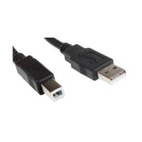 SECOMP USBケーブル 0.8m USB 2.0 オスUSB A → B 11.02.8808-50 1個 63-6637-40（直送品）