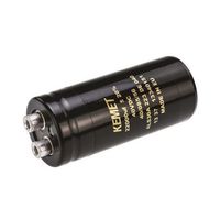 KEMET アルミ電解コンデンサ，ネジ端子 22000μF 40V dc ALS30A223DE040 1個 63-7516-56（直送品）