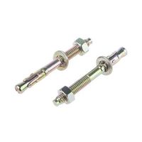 アールエスコンポーネンツ アンカーボルト， 炭素鋼 M6 取付穴径6mm 長さ55mm 1袋(10個入) 908-6949 1袋(10個)（直送品）