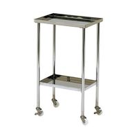 テックサス ステンレスミニテーブルワゴン AS-U4530E 1台 64-0787-07（直送品）