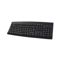 Ceratech キーボード PS/2、USB キー配列:AZERTY KYBAC260UP-BKFR 1個 64-1500-62（直送品）