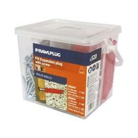 壁プラグ ナイロン 取付穴径5mm 長さ30 mm 35 1袋(520個入) FKT-FMSC520 1袋(520個)（直送品）