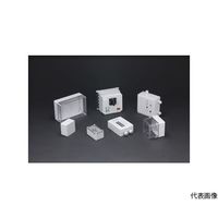 タカチ電機工業 ノックアウト付防水・防塵ボックス ホワイトグレー 125×125×100 SPCM131310G 1台 64-6720-37（直送品）