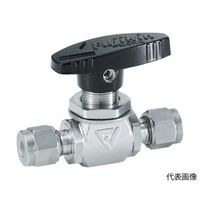 フジキン SUS製4.90MPaパネルマウント式ボール弁 PUBV-95