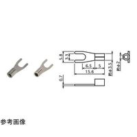 安立計器 熱電対端子 ANJシリーズ 10組 熱電対の種類:Kタイプ 形状:Y3 1組(10個入) ANJ-K-Y3 1組(10個)（直送品）