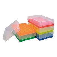 ビーエム機器 PCRチューブ用ラック 96穴 5色セット 1セット(5個×4パック入) R-7909-2 1セット(20個)（直送品）