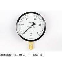 長野計器 普通形圧力計（Φ100） 立形A枠 耐熱・耐振用 AE20-131