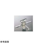 コスモスビード 三方コック(ゴム止付)φ8 19/38 2004-02 1個 65-6841-38（直送品）