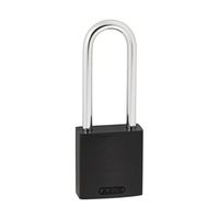 ABUS SecurityーCenter 安全用南京錠 パドロック アルミ、スチール 黒 1803 1個 65-7915-10（直送品）
