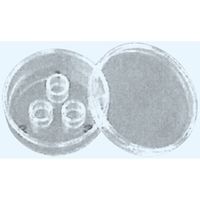 日本理化学器械 小 ディッシュ3ウェル ほうけい酸ガラス(JRー1) C-3 1個 65-8686-85（直送品）