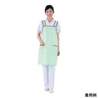 アズワン エプロン グリーン フリー 66-0015-53 1枚（直送品）