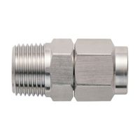 潤工社 ステンレス継手 ニップル(ミリ系列) 16X13mm PT1/2 N-16X13-PT1/2-SUS 1個 67-2257-08（直送品）