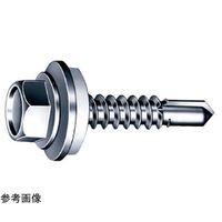 ヤマヒロ ステンレス キャップ付ジャックポイント ヘックスAZワッシャー付 6×50 100本入 SCH650AZW 1箱(100本)（直送品）