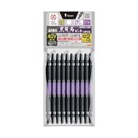 アネックスツール アネックス 黒龍靭ビット スリムタイプ 10本組 両頭+2×110 ABRS-14M-2-110 1パック(10本)（直送品）