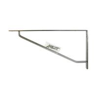 ケイ・ジー・ワイ工業 ステンアーム棚受 180×90mm×15mm×2mm 63-7910-04 1本（直送品）