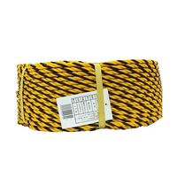 糸代製綱 標識トラロープ ロープ約10mm×200m 63-7929-34 1巻（直送品）