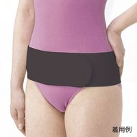 松本ナース産業 骨盤ベルト シングルサポート 3L ブラック 820 1個 65-6902-76（直送品）