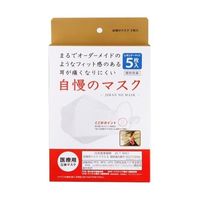 ピエラス 自慢のマスク 5枚×40箱入 65-3719-55 1ケース(200枚)（直送品）