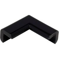 カーボーイ 安心クッションコーナー用 STRONG 屋外対応 極細 ブラック 764 1個 64-9105-66（直送品）