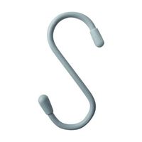 ニッサチェイン 塩ビ被覆線Sフック 白 75mm(4個入り) A-740 1パック(4個) 61-8722-17（直送品）