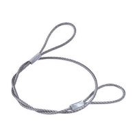 ニッサチェイン ステンレスカットワイヤー アルミカシメ 1.2X600mm (1本=1PK) Y-15 1本 63-9656-79（直送品）