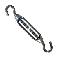 スリーエッチ ダイカスト ターンバックル 両フック メッキ DT6 1個 63-5421-14（直送品）