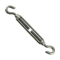 ひめじや ステンレス ターンバックル フック式 #8 TB-8H 1個 63-5463-31（直送品）