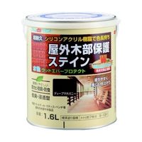 アトムサポート 水性ウッドエバープロテクト 1.6L ディープマホガニー 00001-08923 1缶 65-1923-98（直送品）
