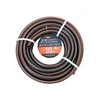 カクイチ 散水用ホース PRO ブラック+オレンジライン 内径15mm 外径20mm 10M P341D 892590 1巻（直送品）