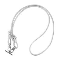 MSソリューションズ スマートフォン（汎用） ショルダーストラップ 丸紐PUレザータイプ LN-SS14