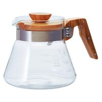 HARIO (ハリオ) コーヒーサーバー 600ml オリーブウッド VCWN-60-OV 1個