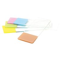 レオナ フロストスライドグラス(縁磨)ピンク 25610503 0313-6101-12(100マイ) 1箱(100入)（直送品）