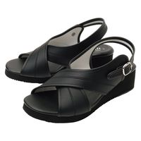 キクスイサンダル O脚補正クロスサンダル 25654901 LL parfait KS-104(ブラック) 1足