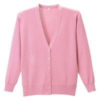 ディーフェイズ 抗ピル長袖カーディガン 23756306 ローズピンク D-1001(5L) 1着（直送品）