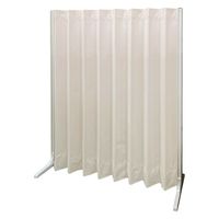 東京ブラインド工業 抗菌アコーディオンスクリーン(直線型) 25735802 張地:ピンク W1500XD340XH1650MM 1台（直送品）