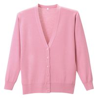 ディーフェイズ 抗ピル長袖カーディガン 23756305 ローズピンク D-1001(4L) 1着（直送品）