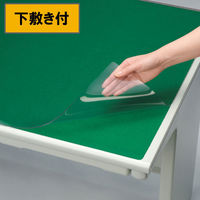 プラス デスクマット OAタイプ 中（1190×690mm） 厚さ1.8mm 下敷き付 透明 41356（わけあり品）