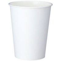 ホワイト紙コップ　265ml（9オンス）1箱（2500個：100個入×25袋） オリジナル（わけあり品）