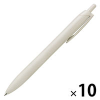 三菱鉛筆 ジェットストリーム シングル0.5mmシェルホワイトLite touch ink SXNLS05.1 1セット(1本×10)