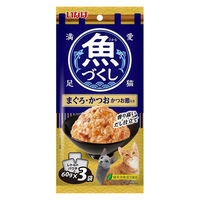 いなば 魚づくし まぐろ・かつお かつお節入（60g×3袋）1パック キャットフード パウチ