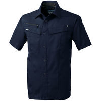 桑和（SOWA） 半袖シャツ ネイビー L  647　 1着（直送品）