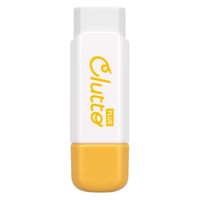 プラス 消しゴム ケース消しゴム Clutto くるっと 本体 イエロー 36881 1個