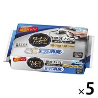 エリエール キレキラ！キッチンクリーナー 捨てるだけで生ゴミ消臭 おそうじシート 18枚入 1セット（1パック×5）大王製紙