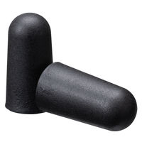 【耳栓】丸紅フォレストリンクス「現場のチカラ」耳栓 ブラック 1セット（10組：1組×10袋） オリジナル